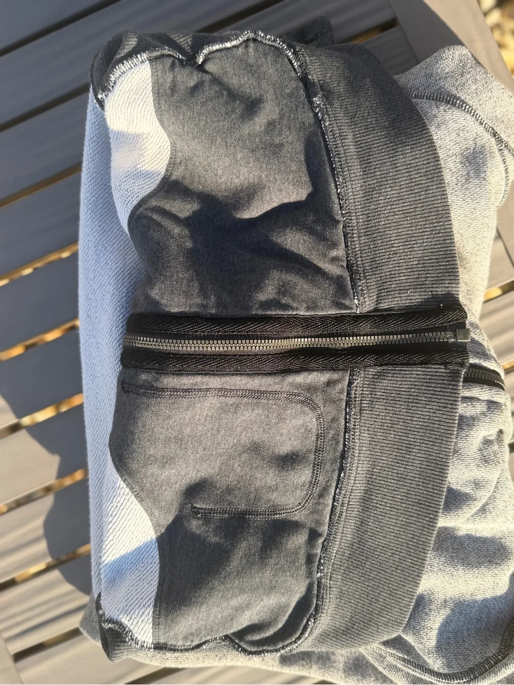 Lululemon Heather Gray Zip-Up Hoodie